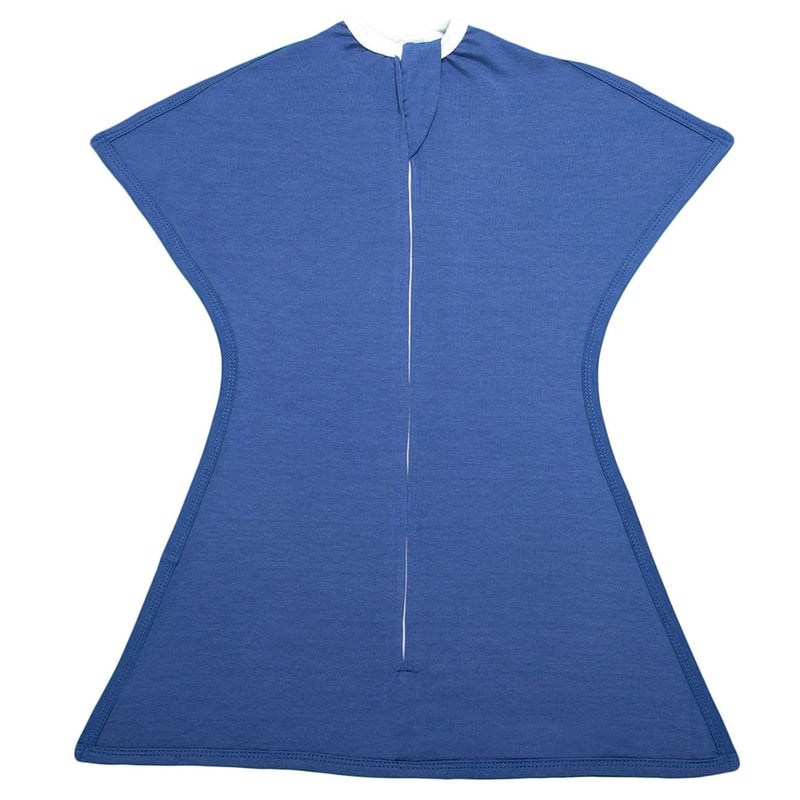 SleepingBaby Poly Zipadee-Zip Swaddle Transition Baby Swaddle Blanket with Zipper  Cozy Baby Sleep Sack Wrap (Small 4-8 Months | 12-19 lbs  25-29 inches | Classic Navy) - Image 2