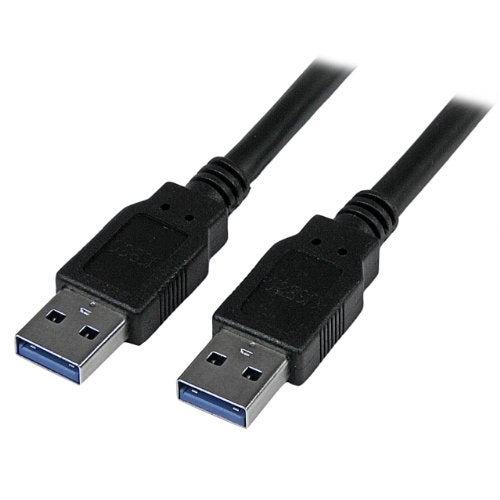 StarTech.com 6 ft / 2m Black SuperSpeed USB 3.0 Cable A to A - USB 3 A (m) to USB 3 A (m) (USB3SAA6BK) - Image 1