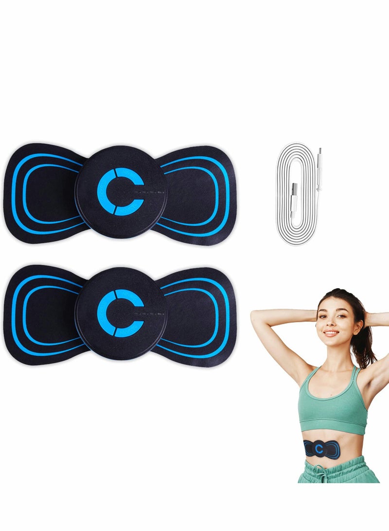 Excefore Electric Massagers, Microcurrent EMS Mini Massage Device, Bioelectric Acupoints Massager, Cordless Portable Neck Massager for Pain Relief(2PCS) - Image 1