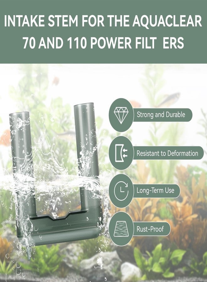 ساق مدخل الماء لأحواض السمك من نوع AquaClear 70 و 110 Power Filters، قطعة غيار لفلتر حوض السمك، A16350 - Image 5