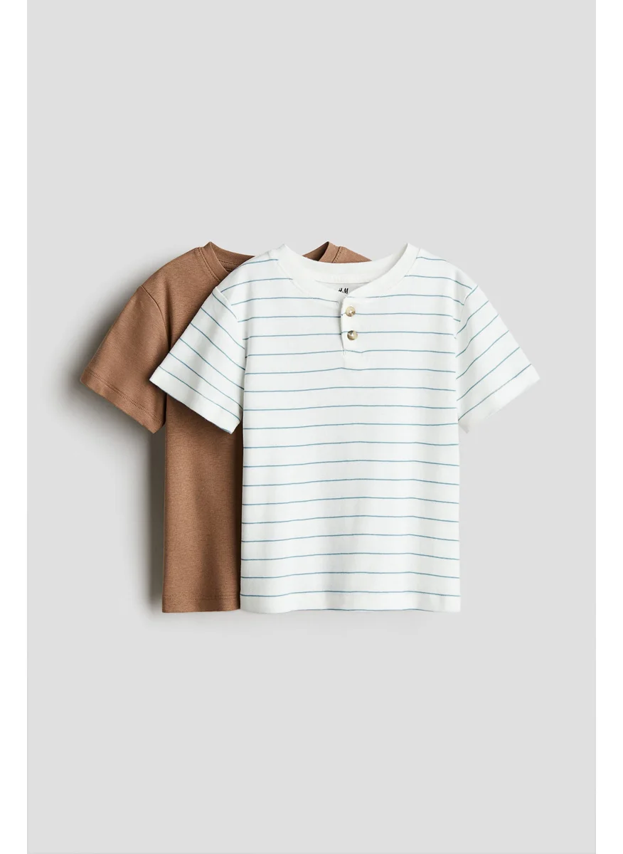 H&M 2-Pack Henley T-Shirts