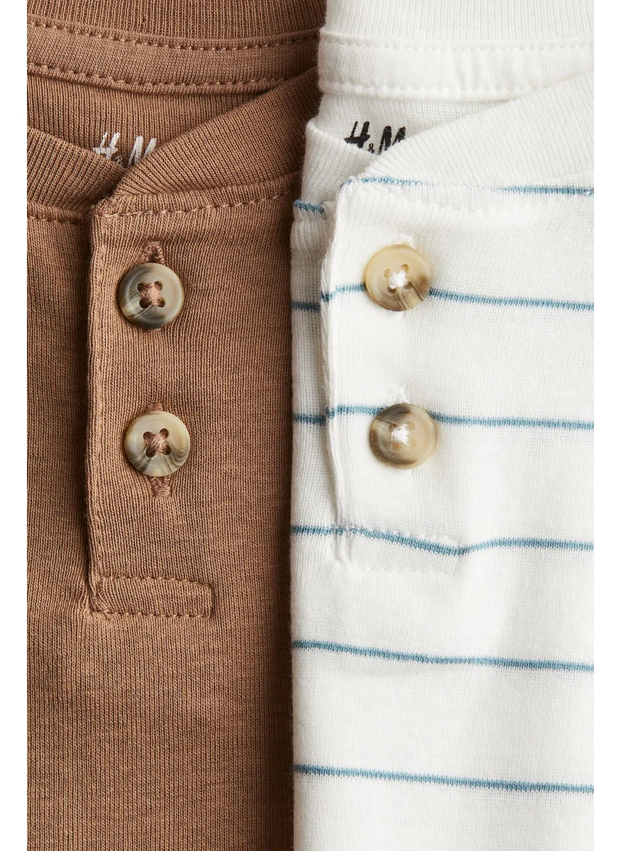 H&M 2-Pack Henley T-Shirts