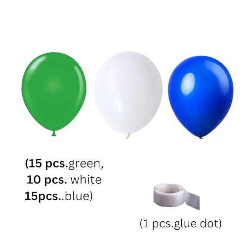 FI - FLICK IN Cricket Birthday Decorations For Boys 56 Pcs Indian Cricket Theme Happy Birthday Decoration(Pack of 56 , Multicolor) - Image 3