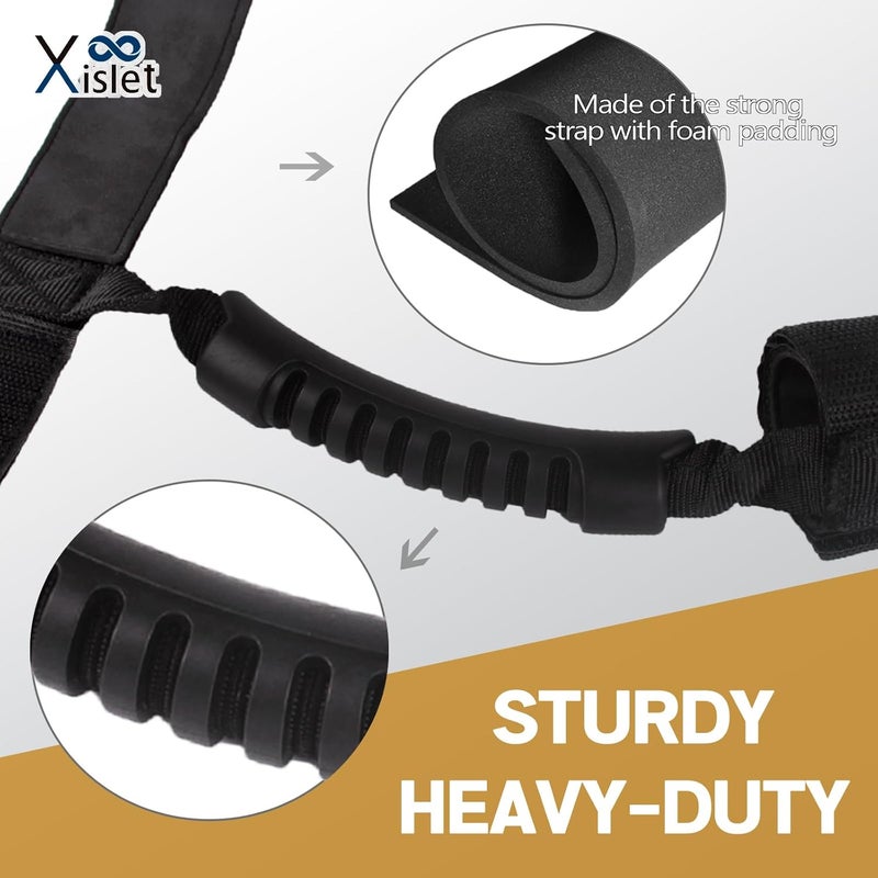 Xislet 2 Pack Grab Handles Compatible with Golf Cart Onewheel UTV Polaris RZR Can Am Maverick Replace 2858185 Universal Grab Assist - No Drill Required - Image 4