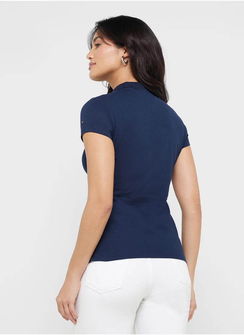 تومي هيلفيغر Graphic Polo T-Shirt