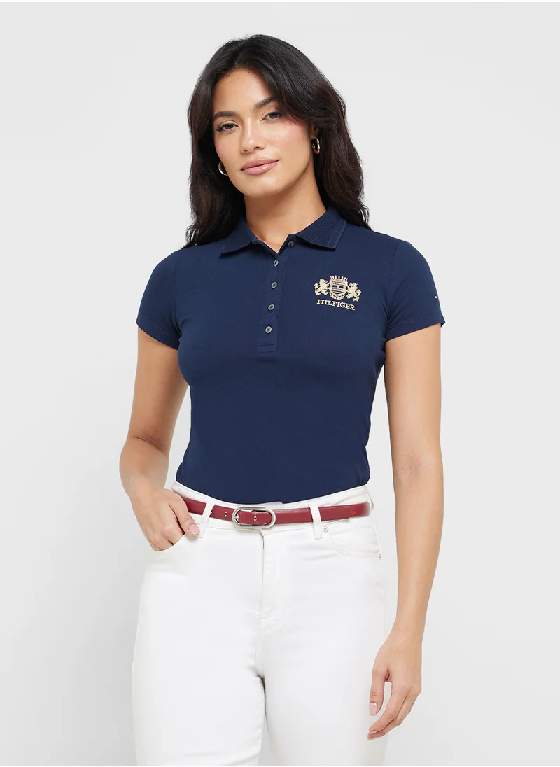 تومي هيلفيغر Graphic Polo T-Shirt