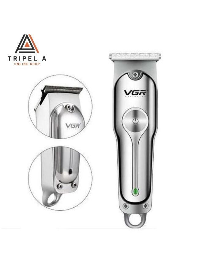 VGR V-071-Rechargeable  Hair Trimmer Silver - Image 2