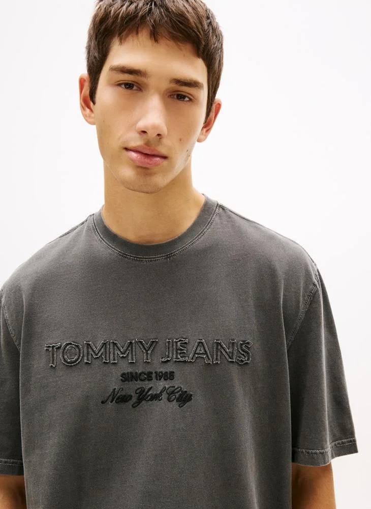 TOMMY JEANS  Classic Logo Crew Neck T-Shirt for Men | Best Price UAE