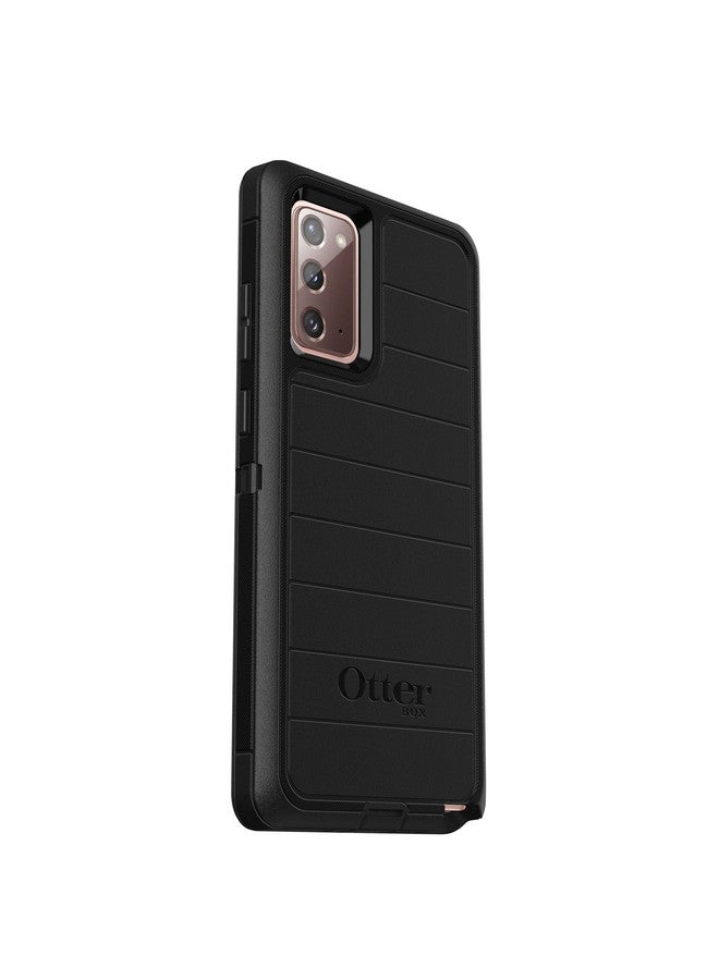 Otterbox OtterBox Defender Screenless Series Rugged Case & Belt Clip Holster for Galaxy Note 20 Ultra 5G (ONLY) Retail Packaging - Black - with Microbial Defense  - Image 2