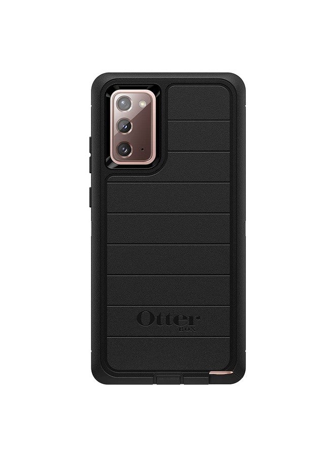 Otterbox OtterBox Defender Screenless Series Rugged Case & Belt Clip Holster for Galaxy Note 20 Ultra 5G (ONLY) Retail Packaging - Black - with Microbial Defense  - Image 1