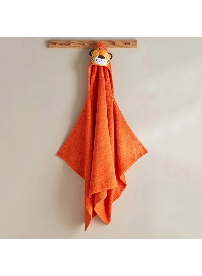 هوم بوكس Grace Adventurer Tiger Turkish Cotton Kids Hooded Bath Towel 70 x 130 cm