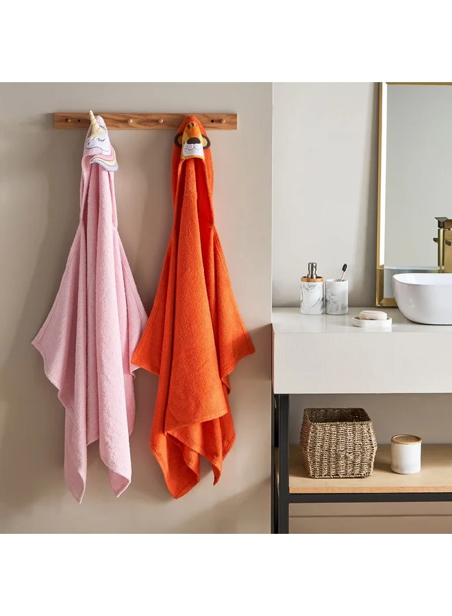 هوم بوكس Grace Adventurer Tiger Turkish Cotton Kids Hooded Bath Towel 70 x 130 cm