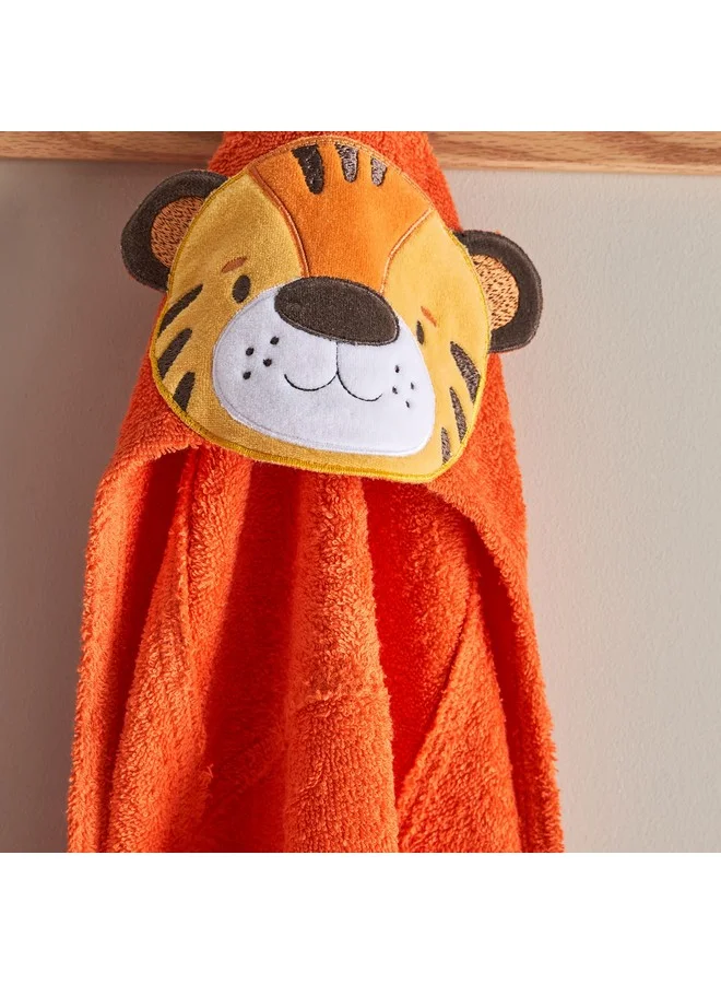 هوم بوكس Grace Adventurer Tiger Turkish Cotton Kids Hooded Bath Towel 70 x 130 cm