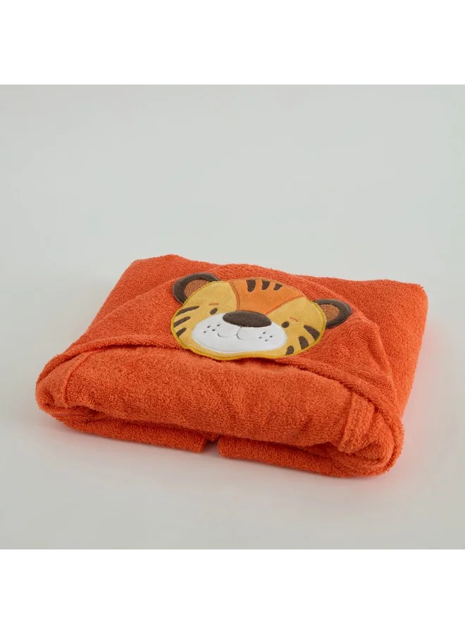 هوم بوكس Grace Adventurer Tiger Turkish Cotton Kids Hooded Bath Towel 70 x 130 cm