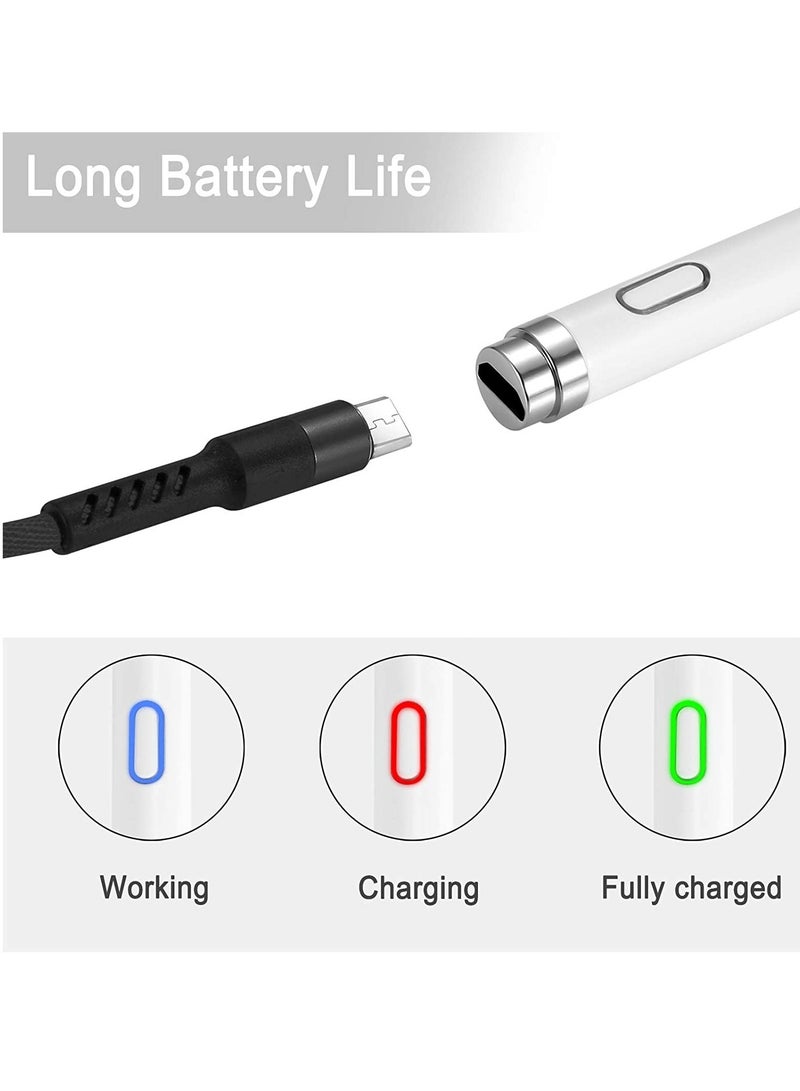 إلترازون Active Stylus Pens for Touch Screens, Digital Stylish Pen Pencil Rechargeable Compatible with Most Capacitive Touch Screens - Image 4