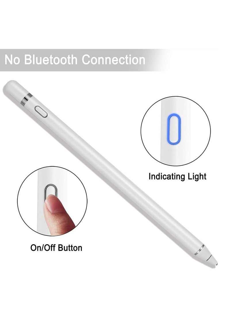 إلترازون Active Stylus Pens for Touch Screens, Digital Stylish Pen Pencil Rechargeable Compatible with Most Capacitive Touch Screens - Image 3