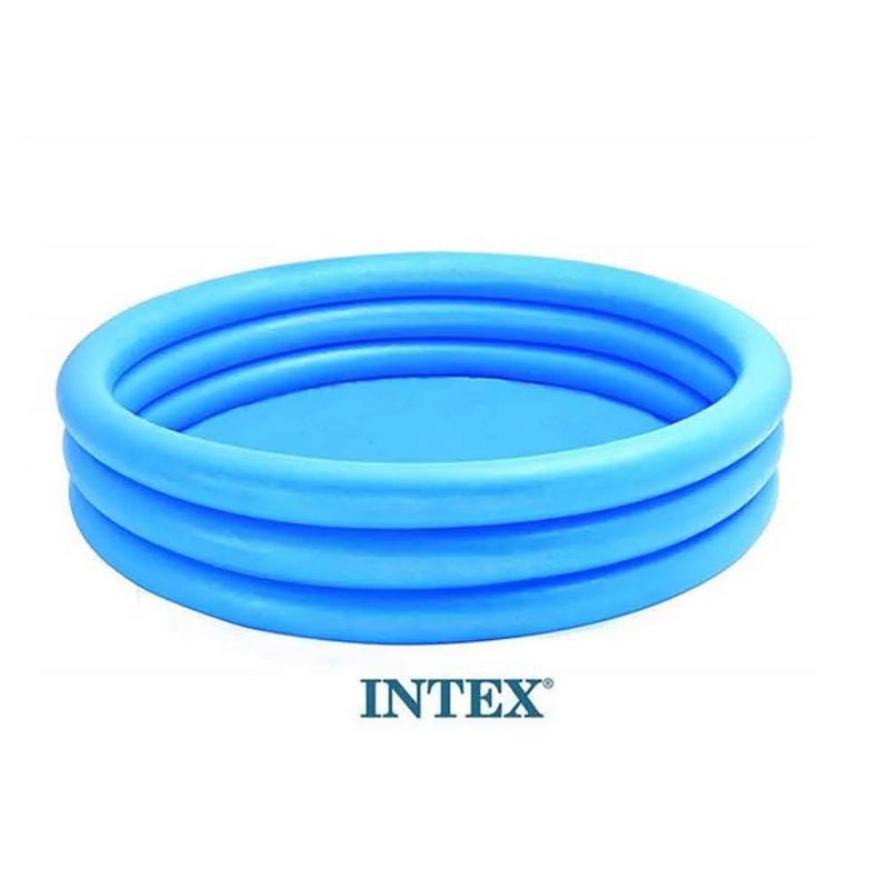 Intex 3-Ring Sunset Glow Pool, KidÃƒÆ’Ã‚Â¢ÃƒÂ¢Ã¢â‚¬Å¡Ã‚Â¬ÃƒÂ¢Ã¢â‚¬Å¾Ã‚Â¢s Inflatable Summer Pool with Size 1.47mX33cm- Blue - Image 1