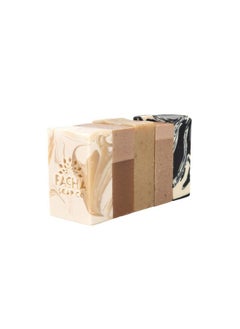 Pacha Soap Co Pacha Bar Soap Fan Favorites Bundle | Premium Handcrafted Soaps | Natural Face Wash Hand Soap Body Wash | Dirty Hippie Golden Chai Clarifying Charcoal Almond Goat  - Image 1