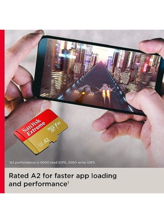 512 GB Extreme Memory Card UHS-II, MicroSD, read speeds of up to 190MB/s Read/Lecture amd 130MB/s Write/Lecture, SDSQXAV-512G-GN6MN - view 3