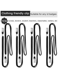 Marspark 200 Pieces Black Lanyards Bulk With Clip Flat Neck Lanyard Badge Lanyard With Swivel Hook Lanyards For Id Cards Holder  - Image 4
