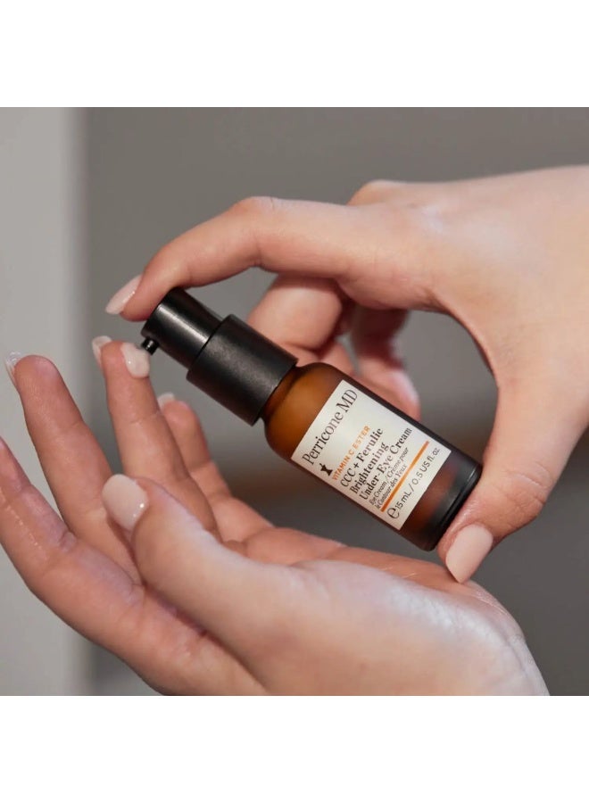 Perricone MD Vitamin C Ester CCC Ferulic Brightening Under-Eye Cream - for Under-Eye Discoloration 15ml - Image 3