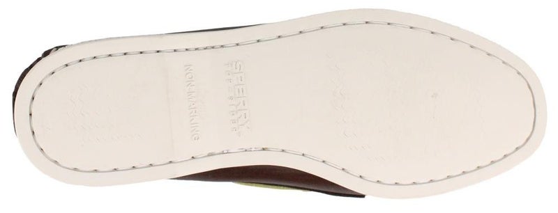 Sperry womens Authentic Original Boat Shoe, Brown/White, 6 US - Image 5