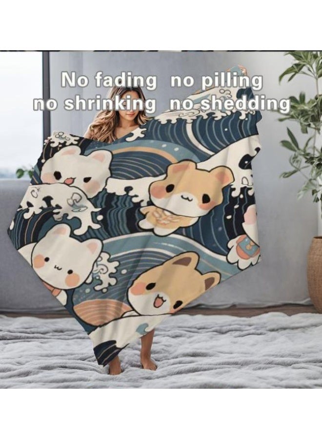 general Baby and children's cartoon flannel thin blanket (warm and comfortable, suitable for sleep, game use) 70cm*100cm - Image 5