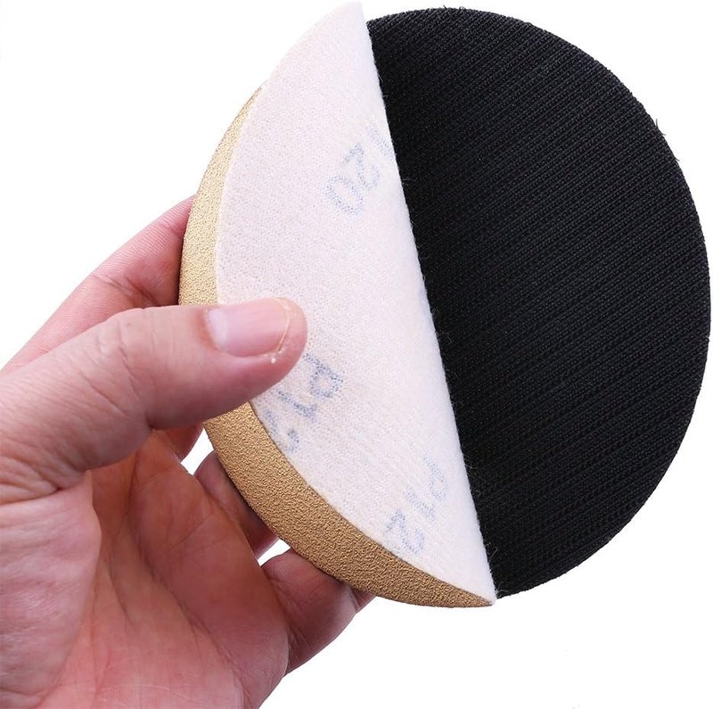 LotFancy 6-Inch Hook and Loop Backing Plates - DA Air Random Orbital Sander/Polisher PU Backing Pad for Sanding Finishing Polishing Buffing, 5/16”-24 Threads, Pack of 2 Multi-market varied design options - Image 5