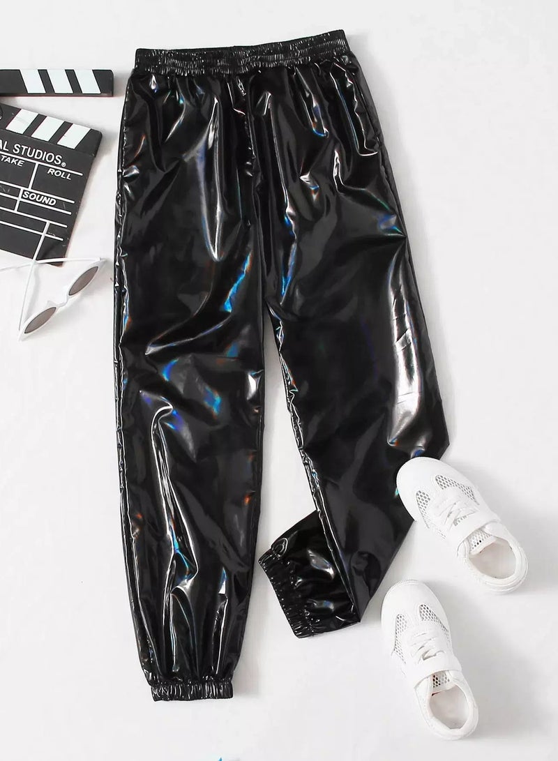 Girls Pocket Front Wind Pants  - Image 1
