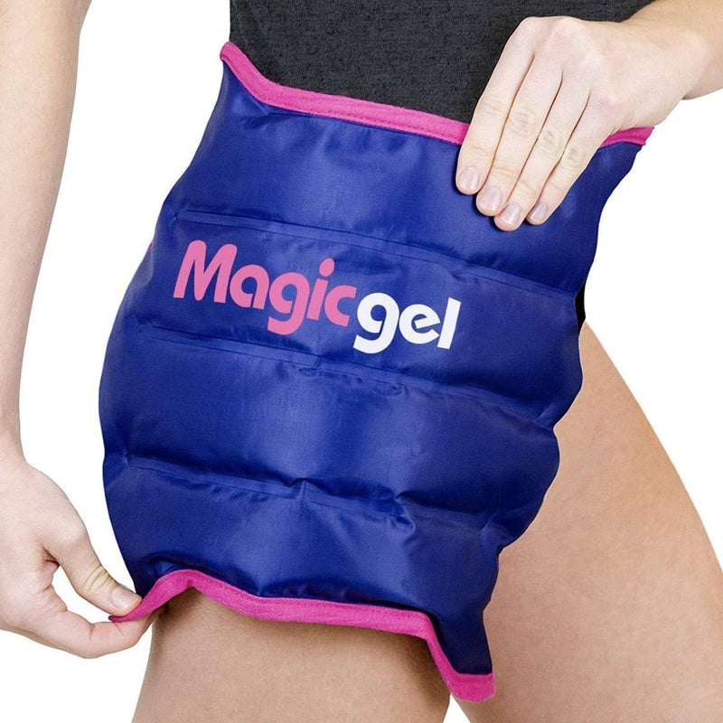 Magic Gel Hip Ice Pack Wrap Reusable Cold Pack for Hip Bursitis Hip Replacement Surgery and Hip Flexor Pain Hip ice wrap for Inflammation Swelling and Hip Pain Relief