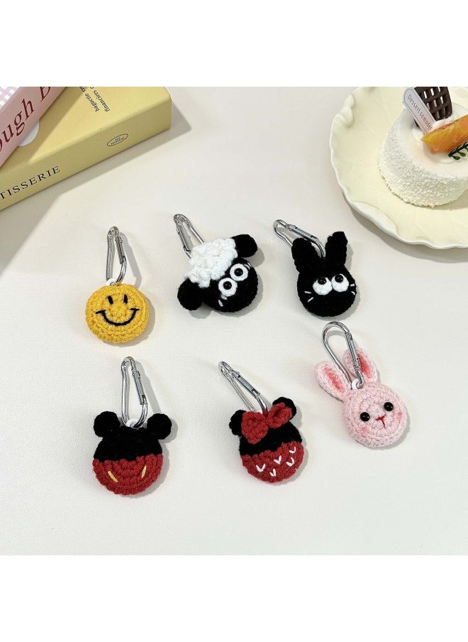 Generic - Plush Cartoon Doll For Apple Airtag Locator Protective Case Pet Anti-Lost Tracker Protective Case-Color:Little Black Sheep-Applicable Models:Airtag - Image 1