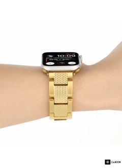 Generic Plaid Metal Watch Band Replacement Band For Apple Watch 5 44mm  - Image 5