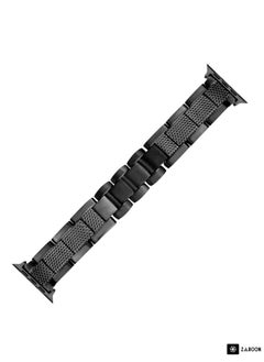 Generic Plaid Metal Watch Band Replacement Band For Apple Watch 5 44mm  - Image 2
