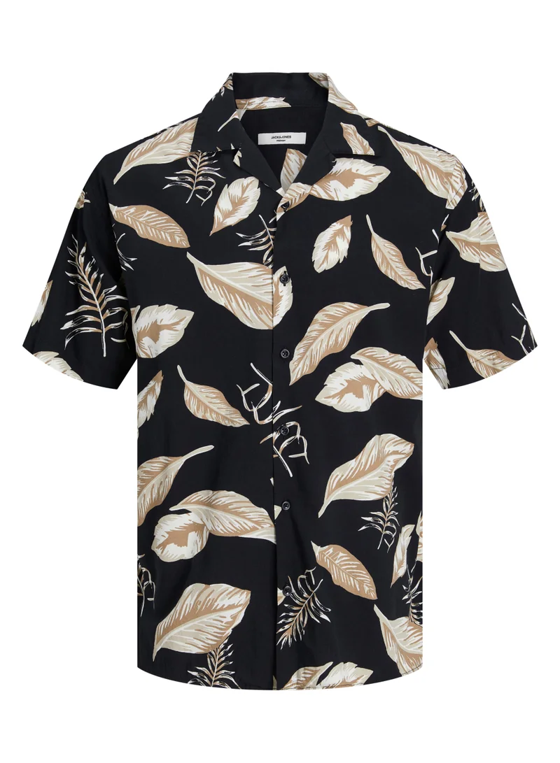 جاك اند جونز Printed Short Sleeve Shirt