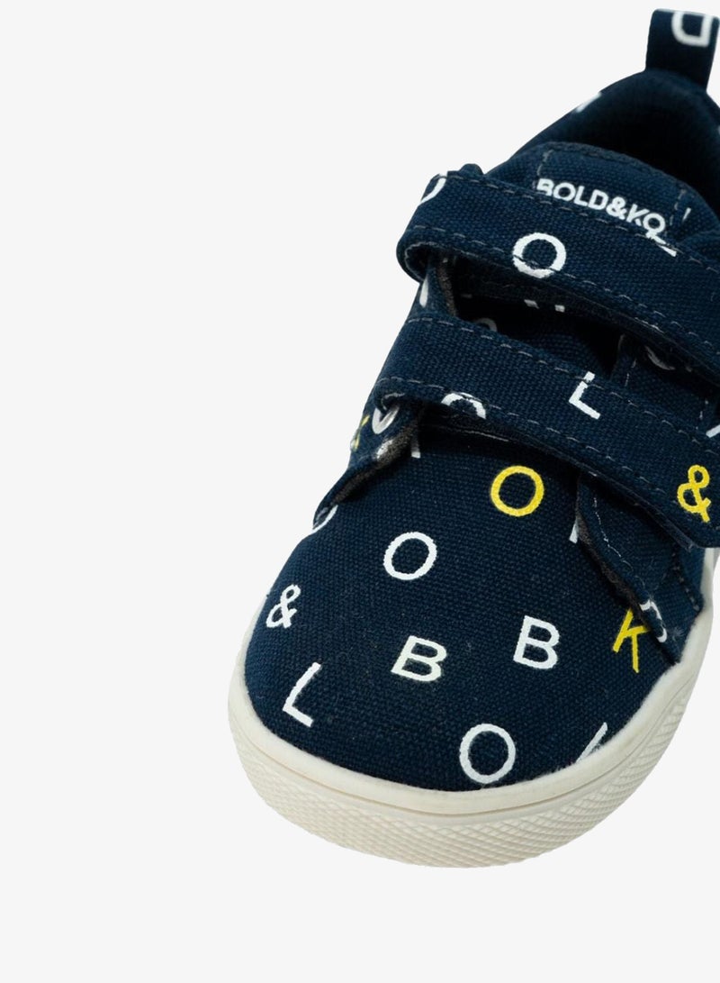 BOLD&KO Kids Signature Velcro Sneakers - Image 4