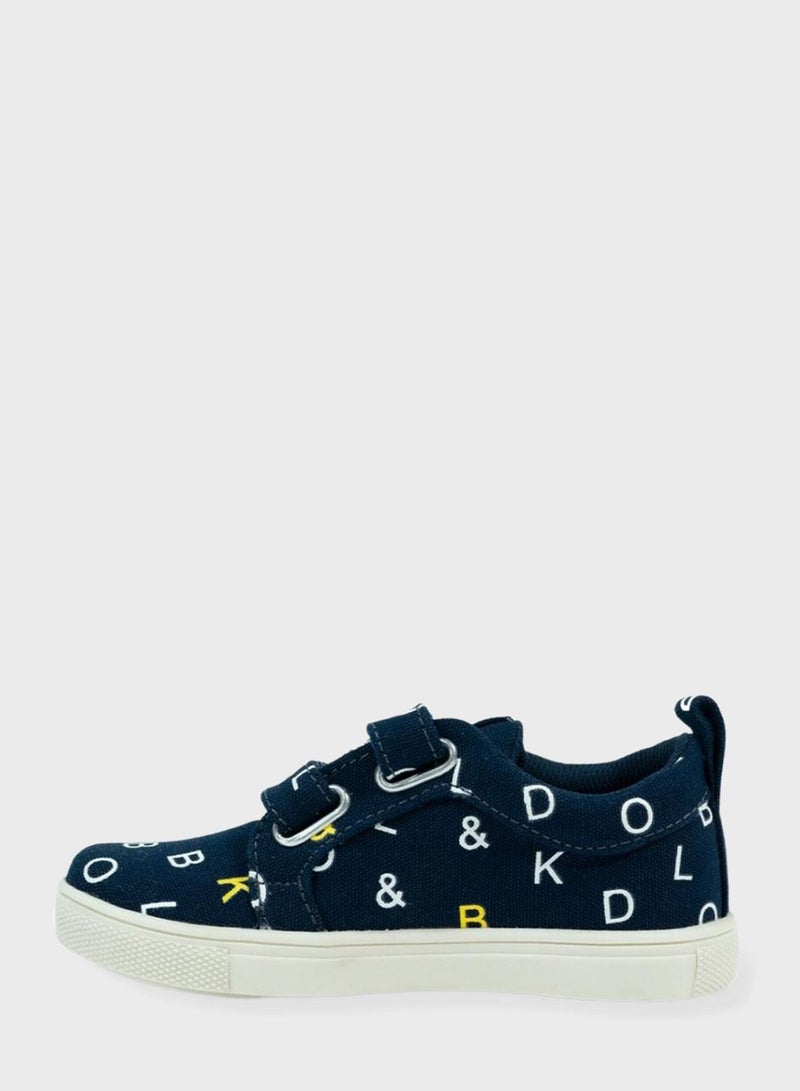 BOLD&KO Kids Signature Velcro Sneakers - Image 1