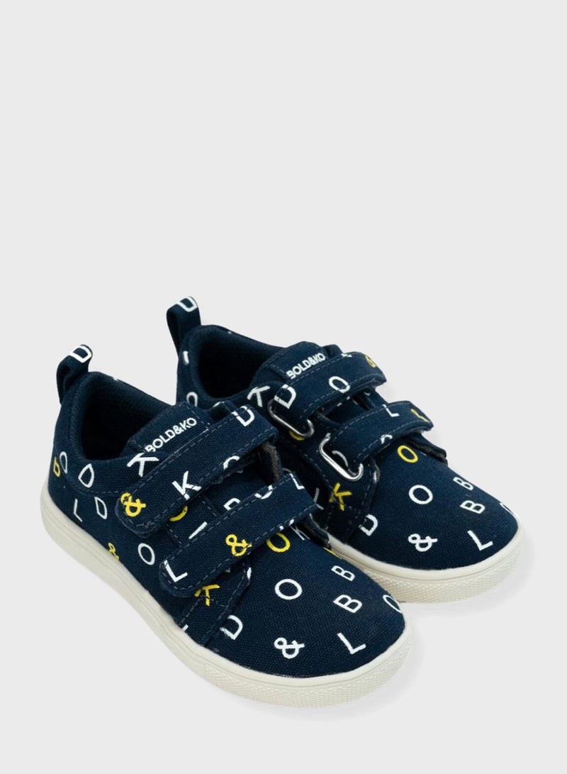 BOLD&KO Kids Signature Velcro Sneakers - Image 2