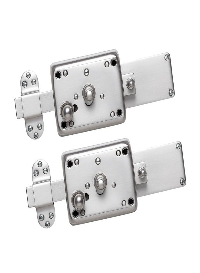 OnePro Pin Cylinder Inter Lock | Living Room Door Heavy Duty 3 Turn Main Door Lock with 3 Normal Brass Keys High-Security Main Door | Office Door | Bed Room | Tamper-Proof, & Rust-Resistant Pack of 2 - Image 1