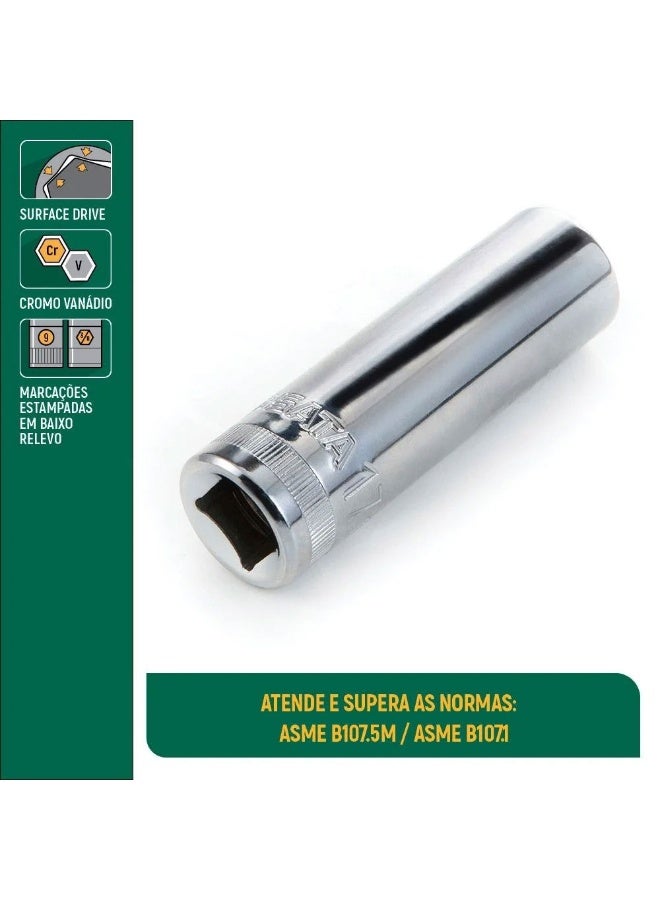 SATA ST12413SC 3/8" Drive 6 Point Deep Socket 20mm - Image 3