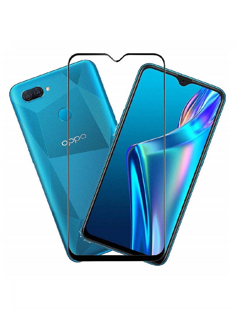 Super Tempered Glass Screen Protector 5D Designed For Oppo A12 Full Glue Edge to Edge Full Screen Coverage And Bubble Free - Image 1