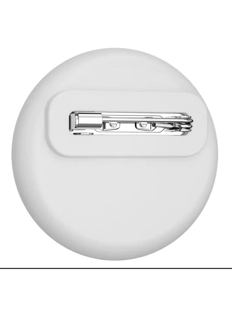 Compatible with Airtags Holder Kids Hidden,Silicone Case for AirTags with Invisible Pins, Anti Lost and Safety Pins Hidden Inside Clothes.Shoes.Backpack and Stroller for Children Elderly (White) - Image 2