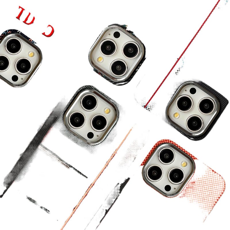 غطاء MagSafe لـ iPhone 15 / 15 Plus / 15 Pro / 15 Pro Max مع حماية من السقوط ومغناطيس قوي مع مقاوم للصدمات مع تغطية كاملة مع مقاوم للخدش باللون Striped Pink Yellow مغناطيسي - ModaStar - Image 2