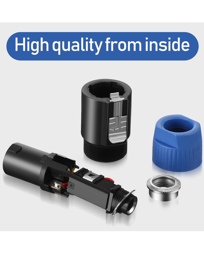 Y&D - Speakon Connector - Professional Speaker Twist Lock Plug High-Quality Audio for Sound Systems, Amplifiers, and PA Systems Durable Reliable Pack of 8 - Image 1