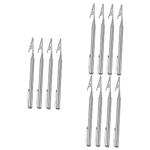Uonlytech 12 Pcs Retractable Alligator Clips Alligator Clamp Telescopic Clamp Telescoping Clip Board Clamp Telescoping - Image 2