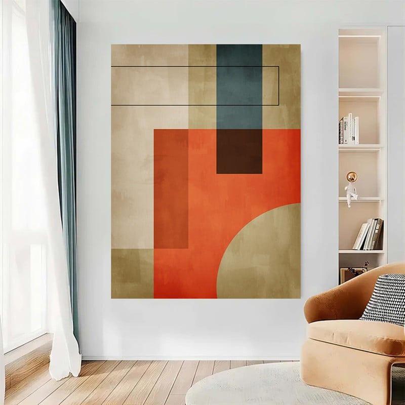 Marktna Canvas painting with a fine art design and a hollow frame, measuring (40×60), one piece - Image 3