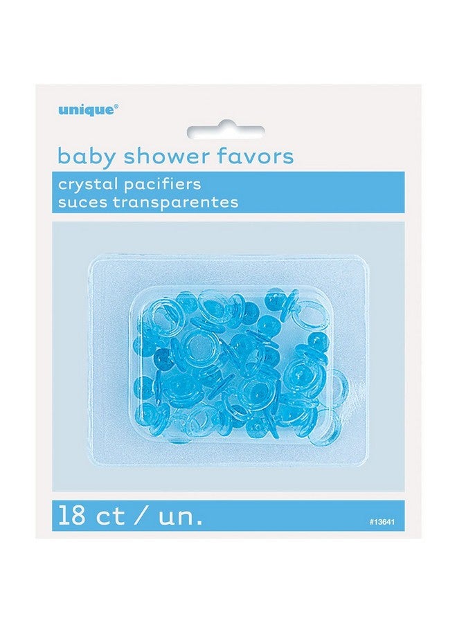 Unique Plastic Pacifier Favors 1 Blue 18 Count - Image 3