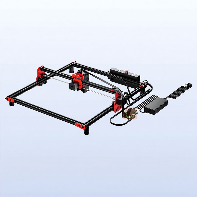 وحدة 20W ALM-20VDU رفيعة جدًا بقطة 0.15 × 0.12 مم تدعم محاربة أكثر من 500 لونًا على المعادن (يجب الاستخدام مع المساعدة الهوائية) متوافقة مع ORTUR Master 1/ Master 2 PRO/ Master S2/ Master 2 PRO S2/ Master 3/ Master 3 LE/ Delta/ DIY KIT/ Alpha و TWOTREES TTS-55/ TS2 - Image 4