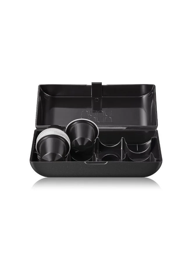 WACACO Minipresso NS2 Travel Companion Kit | Protective Case with Shoulder Strap | Includes Capsule box for Eight Coffee pods, Coaster, MicroFiber Towel, Extra Mesh Pocket