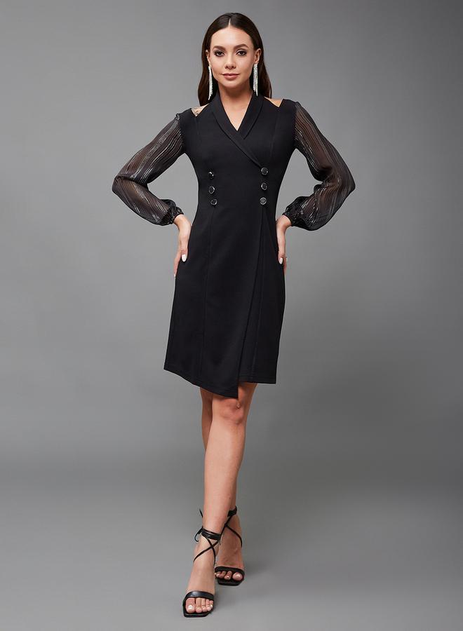 Styli Sheer Sleeve Dress  - Image 1