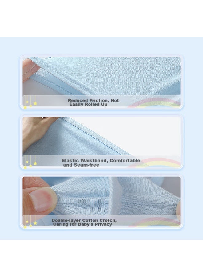 Free Go Freego 5-pack Children's Colorful Pure Cotton Boxer Disposable Underwear, Eo Sterilized, No-wash, Daily Disposable, For Travel, Boys, Size L - Image 3